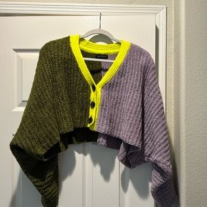 Urban Outfitters cropped crochet sweater